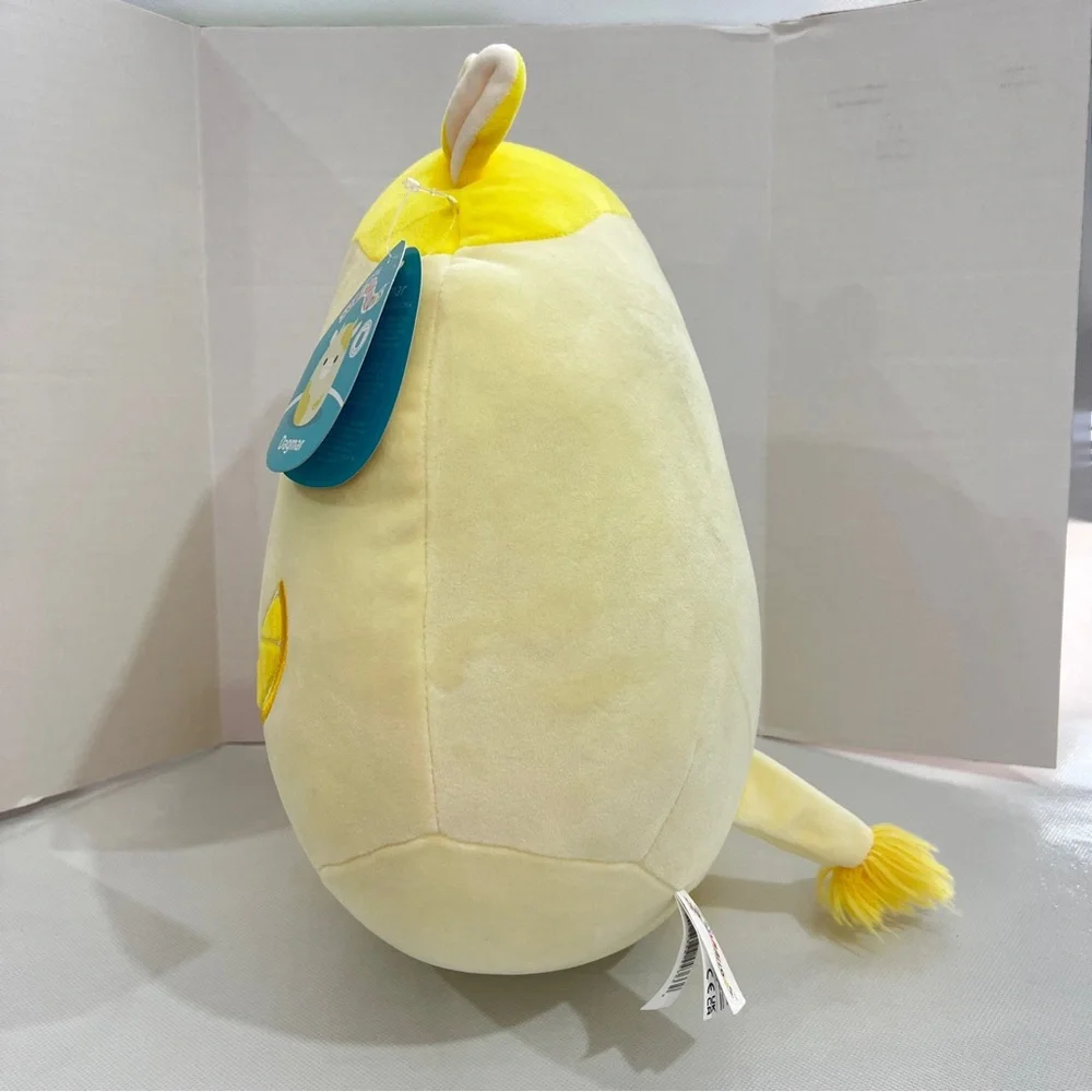 Squishmallows Dagmar The lemon Cow Size 12.5" Yellow Plush  Soft - Picture 4 of 14